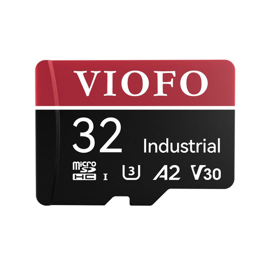 VIOFO 32GB Industrial Grade microSD Card, U3 A2 V30 High Speed Memory Card with Adapter, Support Ultra HD 4K Video Recording