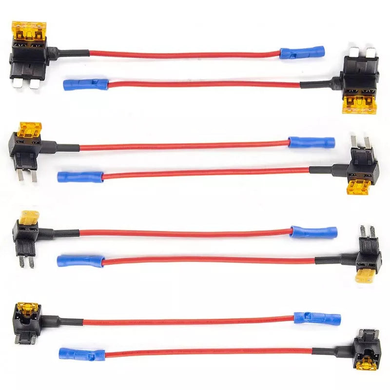 VIOFO 4PCS*2 Packs Circuit Fuse Tap with ATO, Mini, Micro2, Mini Low Profile Adapter Holder