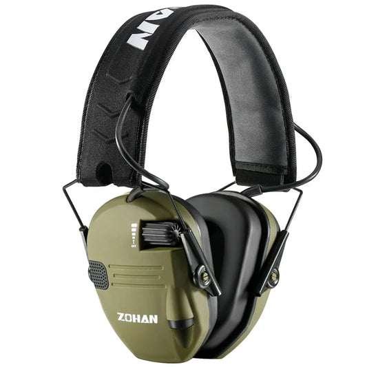 ZOHAN EM025 Electronic Shooting Ear Protection Earmuffs with NRR 23dB Active Noise Reduction, Sound Amplification for Gun Range