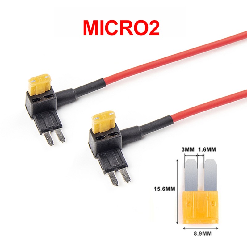 VIOFO 2PCS Circuit Fuse Tap with ATO, Mini, Micro2, Mini Low Profile Adapter Holder