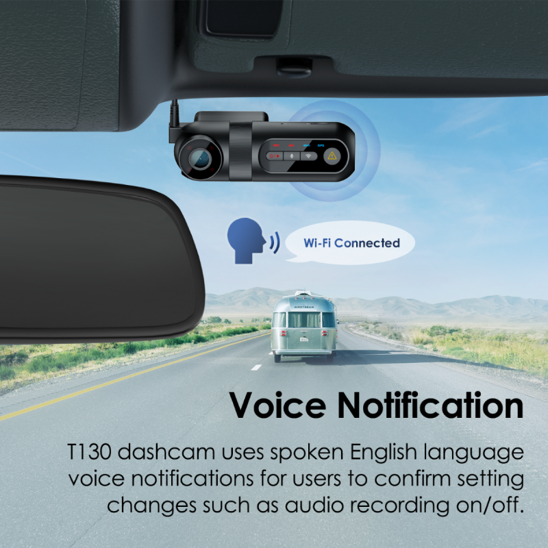 VIOFO T130 3CH 2K+1080P+1080P Dash Cam for Uber Taxi Ridesharing Drivers